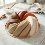 Rüzgar Gülü Tasarımlı Silikon Kek Kalıbı - Yüksek Isıya Dayanıklı, Yapışmaz Ve Esnek Girdap Pasta Kalıbı (26X8 Cm, 1 Adet)