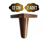 Rüzgar Plastik 12Cm Ayak Mobilya Masa Ve Dolap Ayağı(12Cm)(Ahşap Desenli)(Kahverengi) Ahşap Rengi 12Cm 12Cm - 2 Adet