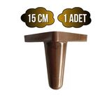 Rüzgar Plastik 15Cm Ayak Mobilya Masa Ve Dolap Ayağı(15Cm)(Ahşap Desenli)(Kahverengi) Ahşap Rengi 15Cm 15Cm - 1 Adet