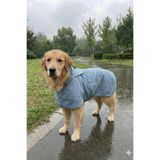 Rüzgar & Su Geçirmez Küçük ve Büyük Irk Köpekler İçin Premium Konforlu Model Köpek Yağmurluk (3X-Large)