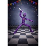 Rüzgar Tasarım Fnaf Five Nights at Freddy's T13 William Afton Fnaf Eklemli Oyuncak Dummy Titan 13