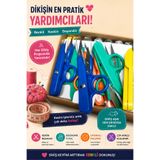 RuzgarHome İplik Kesme Makası Terzi ve Dikiş Makası Keskin Paslanmaz Çelik Ergonomik Tutuş