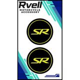 Rvell Cf Moto Uyumlu İkili Damla Sticker 5X5 08