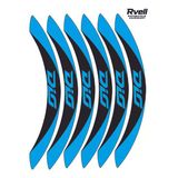 Rvell Honda Dio Uyumlu Jant Şeridi Seti - 12 Parça ( Siyah - Mavi) 002