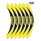 Rvell Honda Dio Uyumlu Jant Şeridi Seti - 12 Parça ( Siyah - Sarı) 004