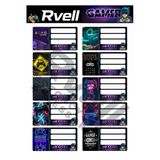 Rvell İsim Etiketi Gamer Desenli 20 Adet 015