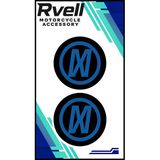 Rvell Mondial Uyumlu İkili Damla Sticker 5X5 01