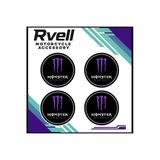 Rvell Monster Koruma Takoz Damla Sticker 4 Lü 02