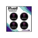 Rvell Monster Koruma Takoz Damla Sticker 4 Lü 03