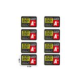 Rvell Motosiklet Kan Grubu Sticker Set 8 Adet (A+)