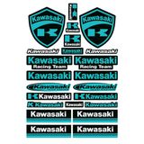 Rvell Motosiklet Kawasaki Uyumlu A4 Sticker Set 003