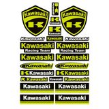 Rvell Motosiklet Kawasaki Uyumlu A4 Sticker Set 004