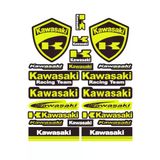 Rvell Motosiklet Kawasaki Uyumlu A4 Sticker Set 005