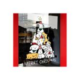 Rvell Noel Ağacı Sticker Kapı , Cam , Vb Yüzeylerde Kullanılır ( Yapışkan İzi Bırakır) 45X60cm