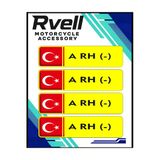 Rvell Sarı Kan Grubu Damla Sticker 4Lü A-