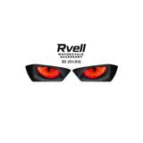 Rvell Yamaha R25 (2014-2018) Uyumlu Far Sticker Kırmızı