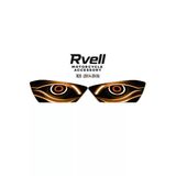 Rvell Yamaha R25 (2014-2018) Uyumlu Far Sticker X Techno Turuncu