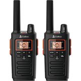 Rx380 Walkie Talkies - Şarj Edilebilir, 40 Önceden Ayarlanmış Kanal, Uzun Menzilli 8 Km İki Yönlü Telsiz Seti (2'Li Paket), Siyah