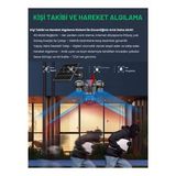Rxg 3 Kameralı Solar Güvenlik Kamerası 4G Sim Kartlı Ptz Hareketli Gece Görüşlü Güneş Panelli Kamera