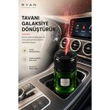 Ryan Araç İçi Koku Difüzörü ve Yıldız Tavan Projektörü Buhar Efektli Oto Koku Makinesi Aroma Dağıtıcı