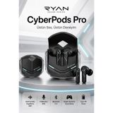 Ryan Kablosuz Bluetooth Kulaklık ANC Gürültü Engelleyici 4 Mikrofon ENC Düşük Gecikme Oyun Modu