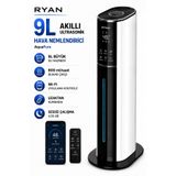 Ryan Ultrasonik Hava Nemlendirici 9L Akıllı Buhar Makinesi Nem Sensörlü Aromaterapi AquaPure