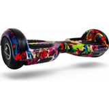 RYDER STAR Elektrikli Kaykay Hoverboard 6.5 Inch Bluetooth Hoparlörlü Otomatik Akıllı Denge - RS-S5 Grafiti Mix