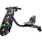 Ryder Star Rs-R1 Color Numbers Grafiti- Drift Car Drift Scooter Elektrikli Kaykay Hoverboard Dirift Kar Bluetooth Hoparlörlü Led Işıklı