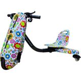 Ryder Star Rs-R1 Sun Flower Grafiti - Drift Car Drift Scooter Elektrikli Kaykay Hoverboard Dirift Kar Bluetooth Hoparlörlü Led Işıklı