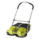Ryobi Akülü süpürme makinesi (18 V, süpürme genişliği 53 cm, basma şalteri, toplama haznesi 17 l, pilsiz) R18SW3