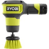 RYOBI Akülü temizleme fırçası mini RSCR4-120G 4V 2Ah 300 devir/dak-1, otomobil lastiği, lavabo, dış mekan mobilyası