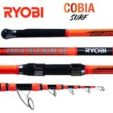 Ryobi Cobia Telesurf 425CM 100-300GR Olta Kamışı - STD - Siyah - Turuncu