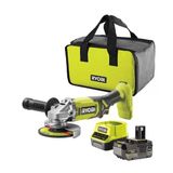 Ryobi RAG18125-1C40S One+ 18V 4 Ah 125 mm Akülü Avuç Taşlama