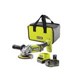 Ryobi RAG18X-1C40S 18 V 4 Ah Akülü Avuç Taşlama Makinesi
