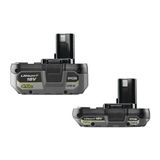 Ryobi RB1820C 18 V 2.0 Ah Akü ( 130597008 ) + RB1840X 18 V 4.0 Ah Akü (130597018)
