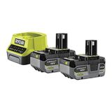 RYOBI RC18120-240X Şarj Cihazı ve 2 x 4.0Ah ONE+18V Pilli Enerji Kiti