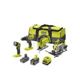 Ryobi RCK184A-252S 5133005693 18 V 2 Ah- 4 Ah Akülü Combo Set