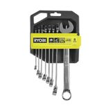 Ryobi RHWR8PC 8 Parça Kombine Anahtar Seti (8-19MM) (5132006065)