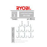 Ryobi RY-1130 Curve Point Treble No:3 Üçlü Olta İğnesi