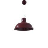 Rys Retro Metal Bordo Dekoratif Ruktik Tekli Sarkıt Kafe Mutfak Aydınlatma Çap:30 Cm