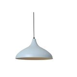 Rys Retro Metal Dekoratif Rustik Kafe Mutfak Aydınlatma Beyaz İçi Beyaz Sarkıt Avize Çap:35 Cm
