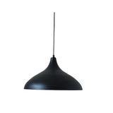 Rys Retro Metal Dekoratif Rustik Kafe Mutfak Aydınlatma Siyah İçi Siyah Sarkıt Avize Çap:35 Cm