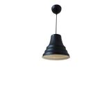 Rys Retro Metal Dekoratif Siyah İçi Beyaz Cafe Mutfak Tekli Sarkıt Aydınlatma Çap:23 Cm