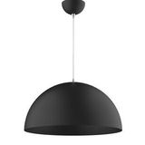 Rys Retro Metal Dekotatif Siyah İçi Siyah Dekoratif Tekli Saklıt Avize Çap:30 Cm
