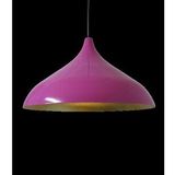 Rys Retro Metal Fuşya Pembe Dekoratif Rustik Metal Sarkıt Avize Çap:43 Cm