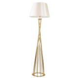 Rys Retro Metal Gold Lambader Krem Başlık 45 Cm Köşe Lambası