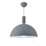 Rys Retro Metal Gri Dekoratif Rustik Kafe Mutfak Sarkıt Avize Çap 40 Cm