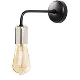 Rys Retro Metal Krom Siyah Dekoratif Modern Duvar Aplik