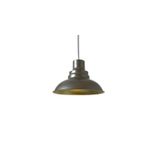 Rys Retro Metal Sedefli Kahve Dekoratif Rustik Metal Sarkıt Avize Çap:30 Cm