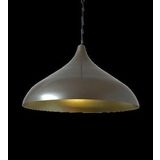 Rys Retro Metal Sedefli Kahve Dekoratif Rustik Metal Sarkıt Avize Çap:43 Cm